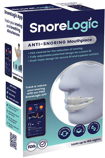 SnoreLogic Anti-Snoring Customizable, Adjustable, and Fully